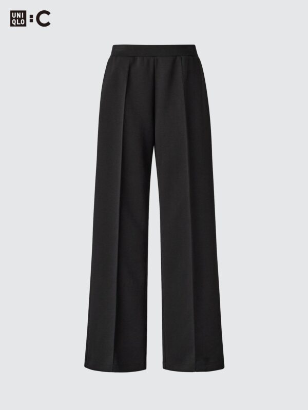 Толстовка с прямыми брюками короткой длины