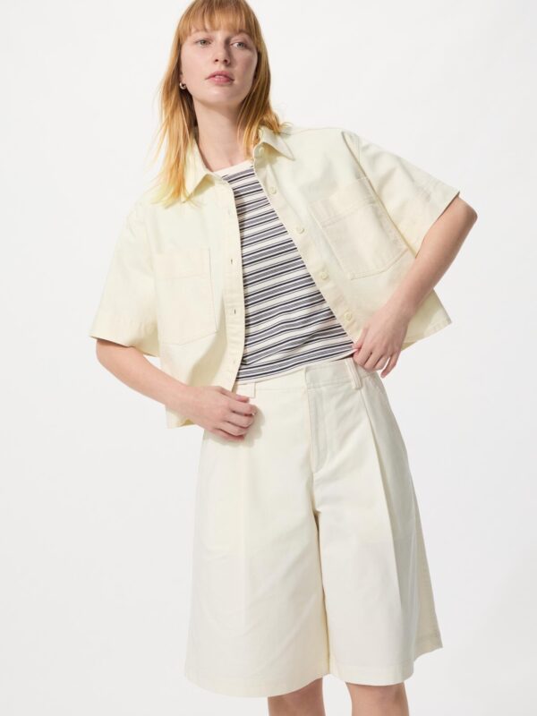 Шорты из джерси с защипами