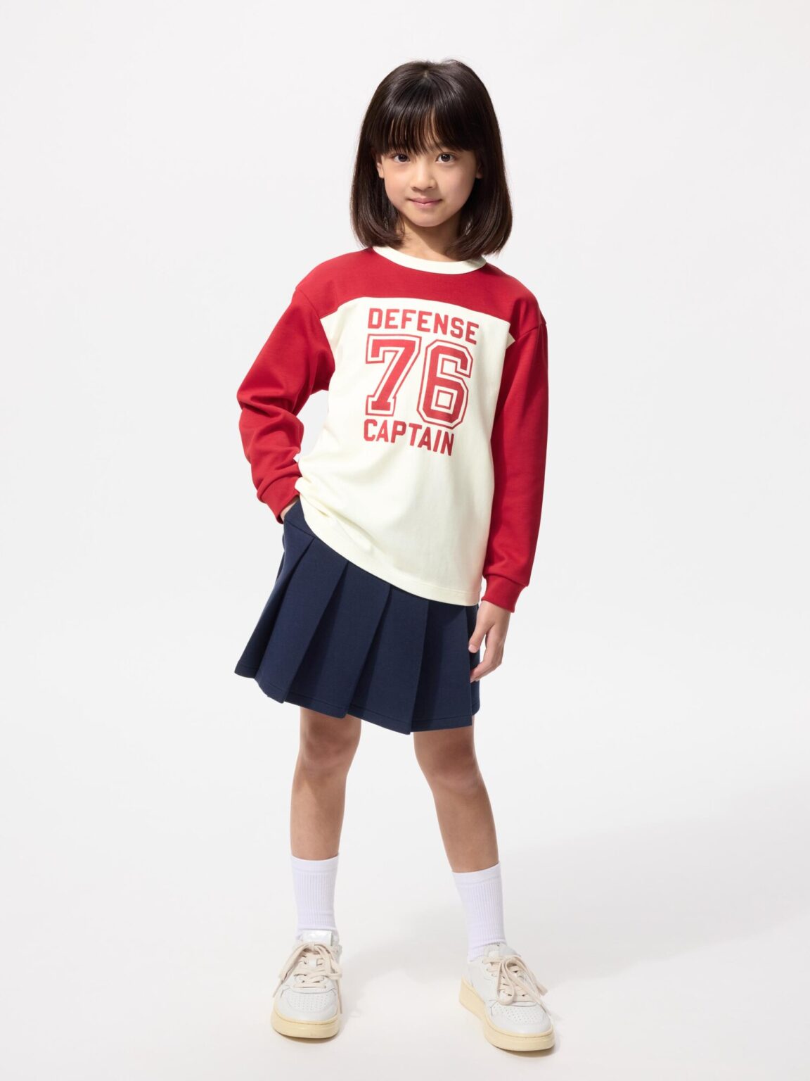 Хлопковая футболка Airism с круглым вырезом и длинными рукавами