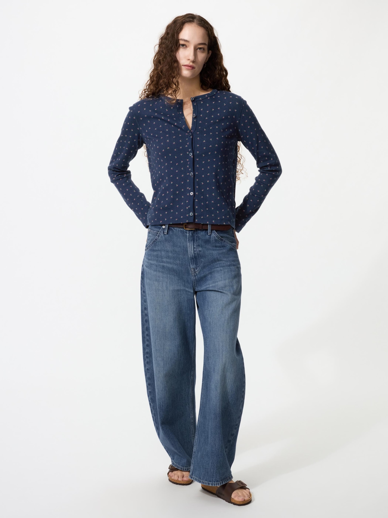 Кардиган с заостренным хвостом