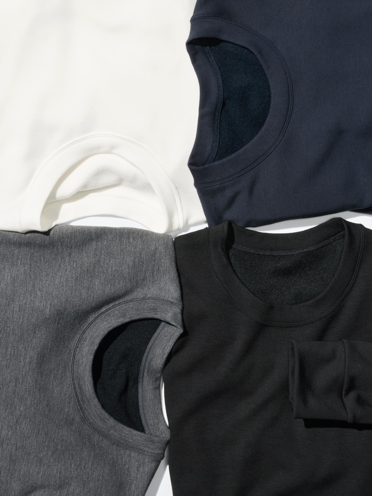 Ультратеплая футболка с круглым вырезом и длинными рукавами от Heattech