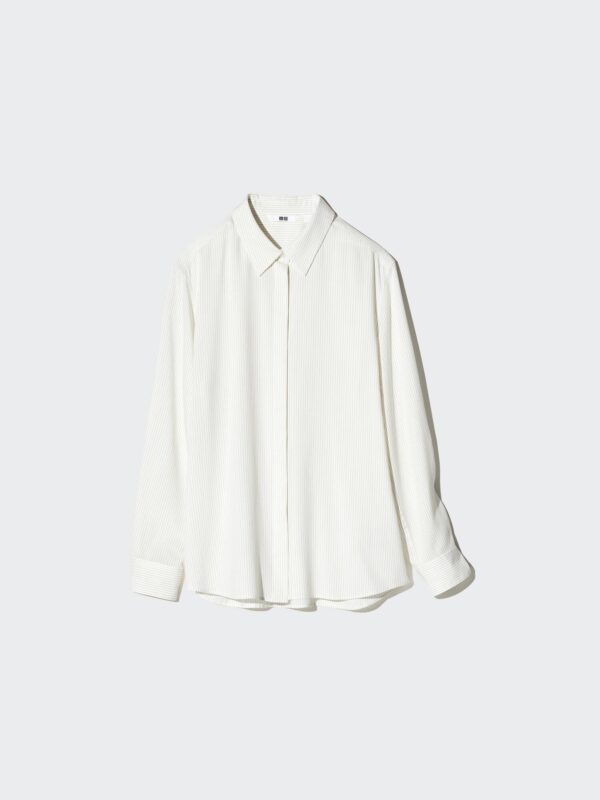 Блузка из вискозы в полоску