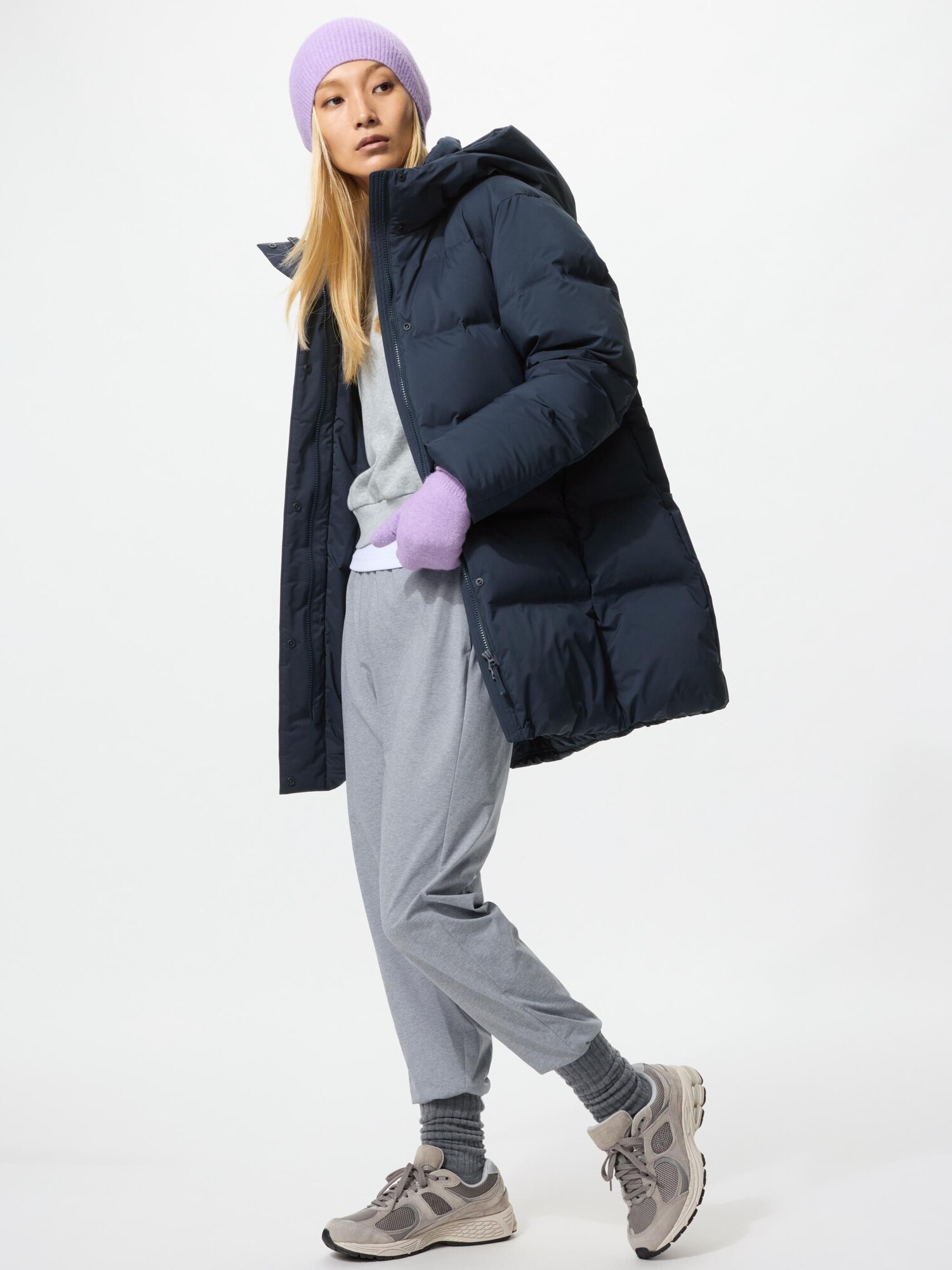 Носки Heattech свободного кроя