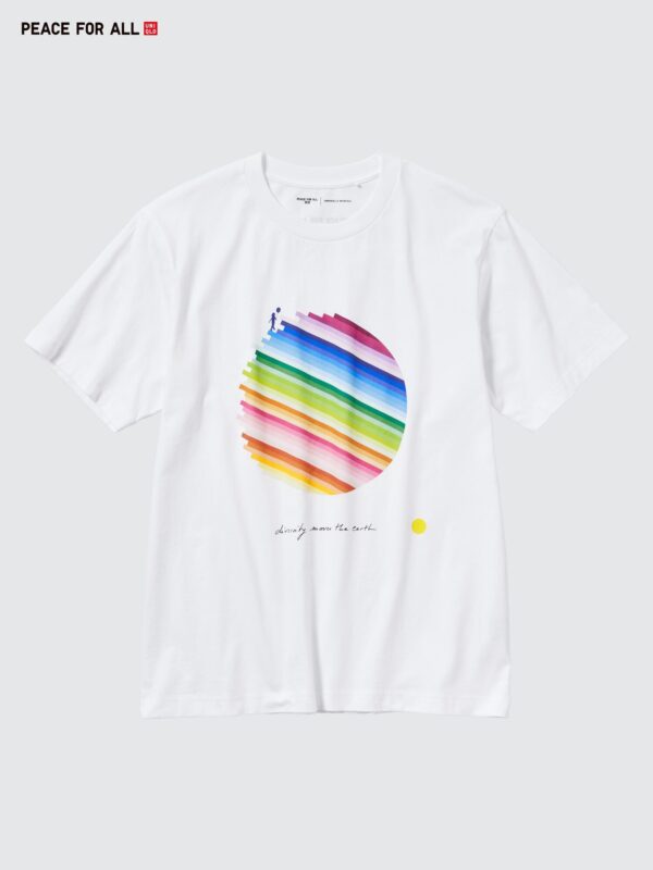 PEACE FOR ALL Графическая футболка (короткий рукав, стандартный крой) E. Moureaux