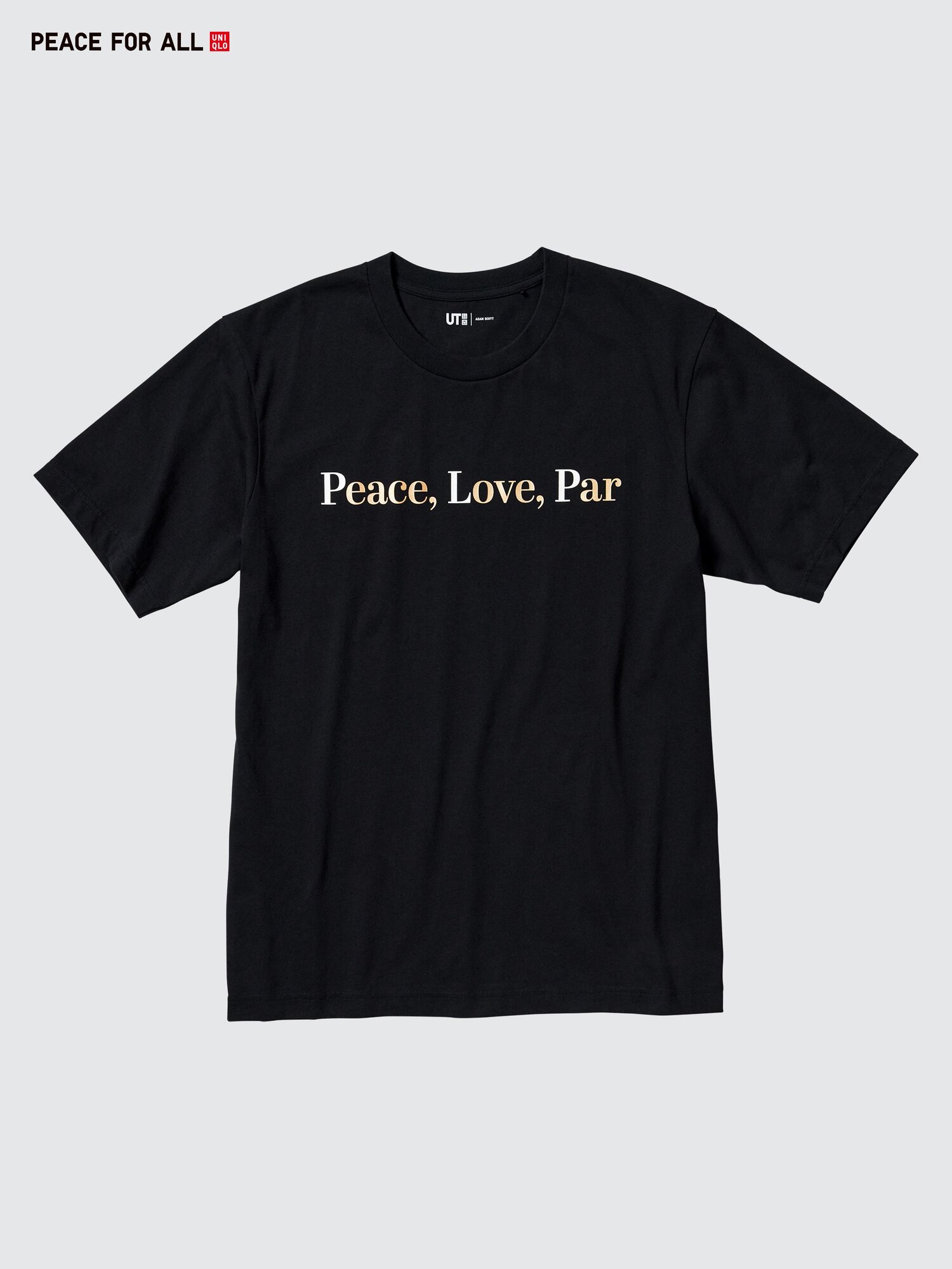 PEACE FOR ALL Графическая футболка (короткий рукав, стандартный крой) Adam Scott