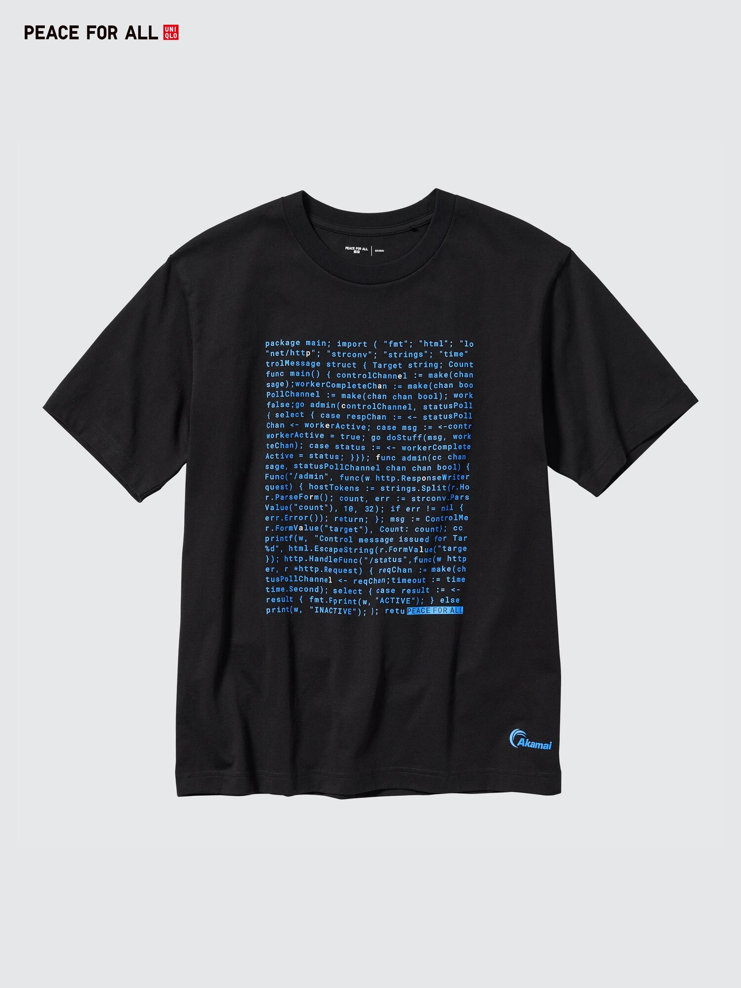 PEACE FOR ALL Графическая футболка (короткий рукав, стандартный крой) Akamai