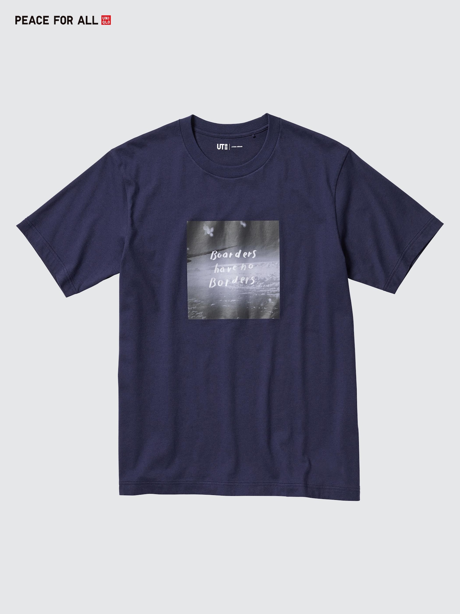 PEACE FOR ALL Графическая футболка (короткий рукав, стандартный крой) Ayumu Hirano