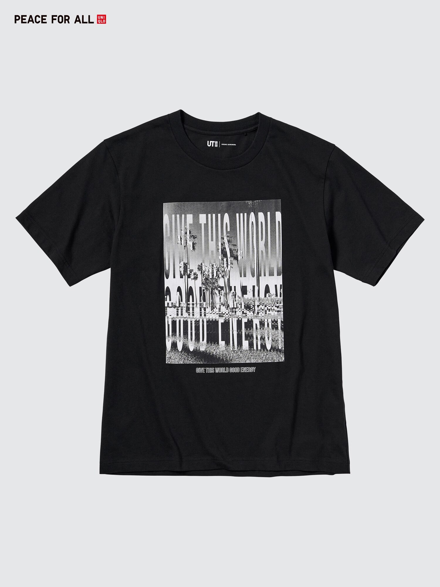 PEACE FOR ALL Графическая футболка (короткий рукав, стандартный крой) Kosuke Kawamura