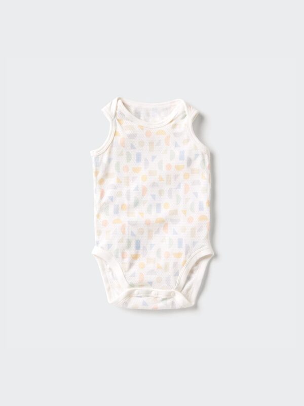 Хлопковый майка-боди с принтом Joy Of Print (без рукавов)