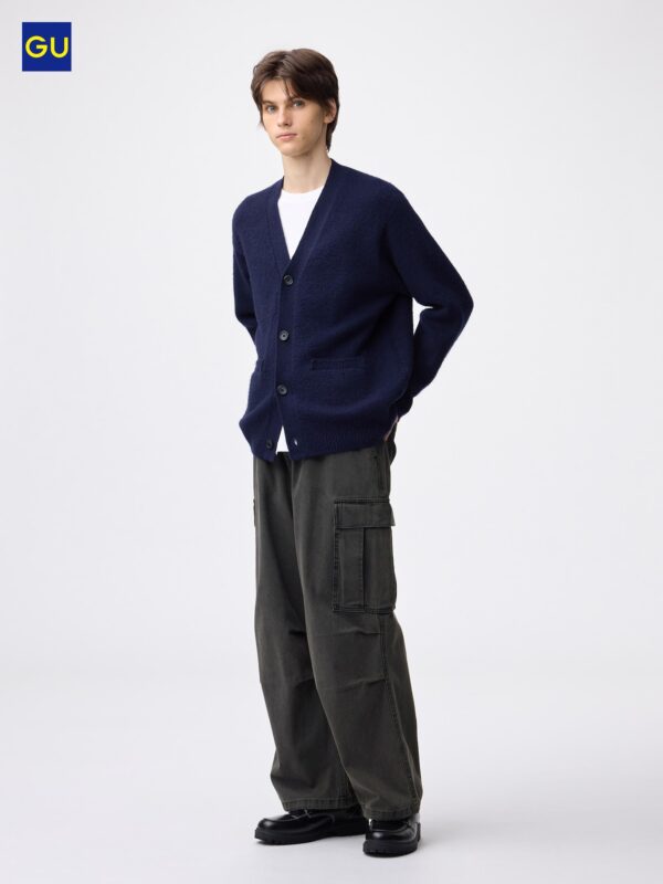 Суперширокие карго-брюки из денима GU