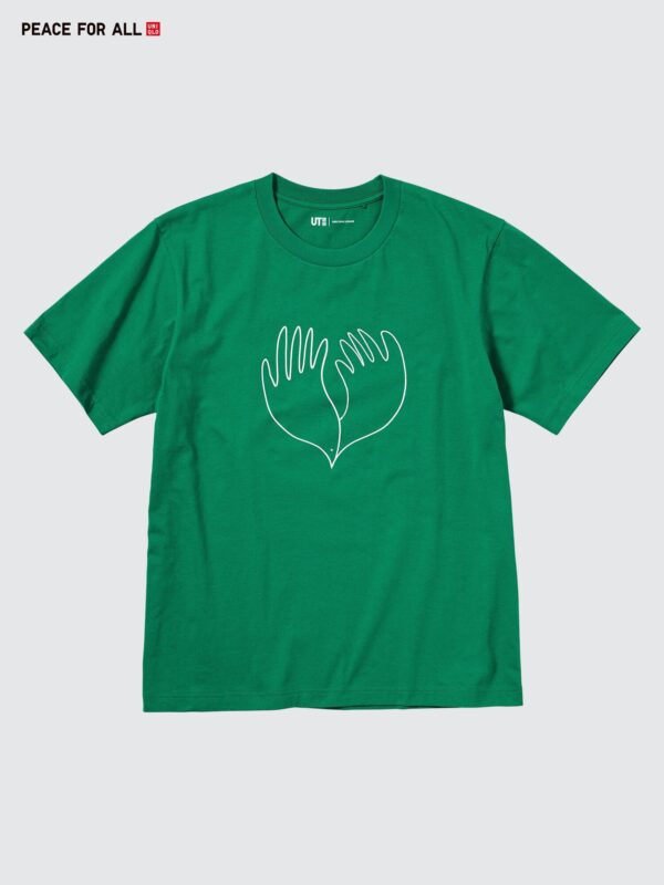 Футболка PEACE FOR ALL с графическим принтом (короткий рукав, стандартный крой) Christophe Lemaire