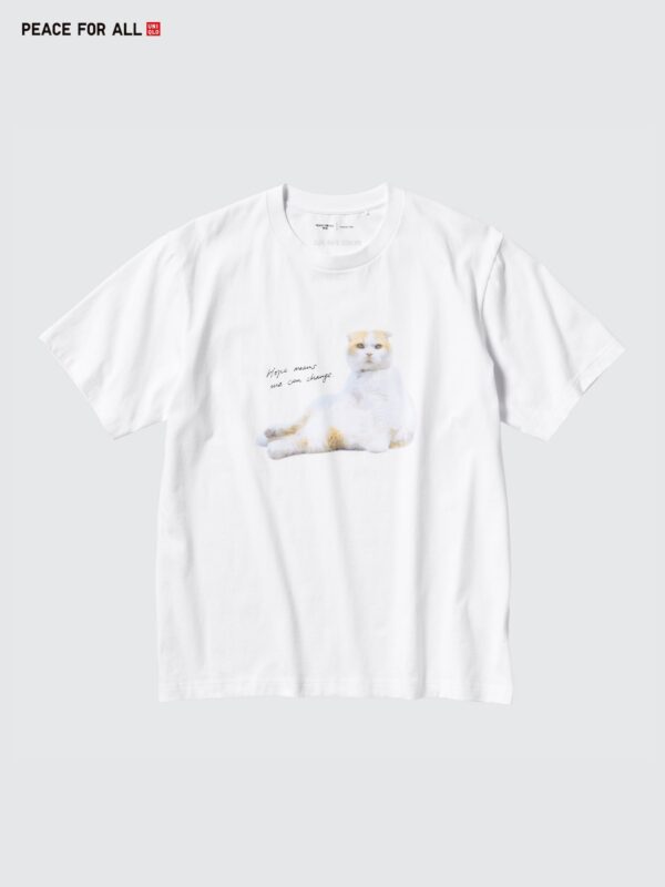 Футболка с графическим принтом PEACE FOR ALL (с коротким рукавом, крой regular) Takeshi Yoro