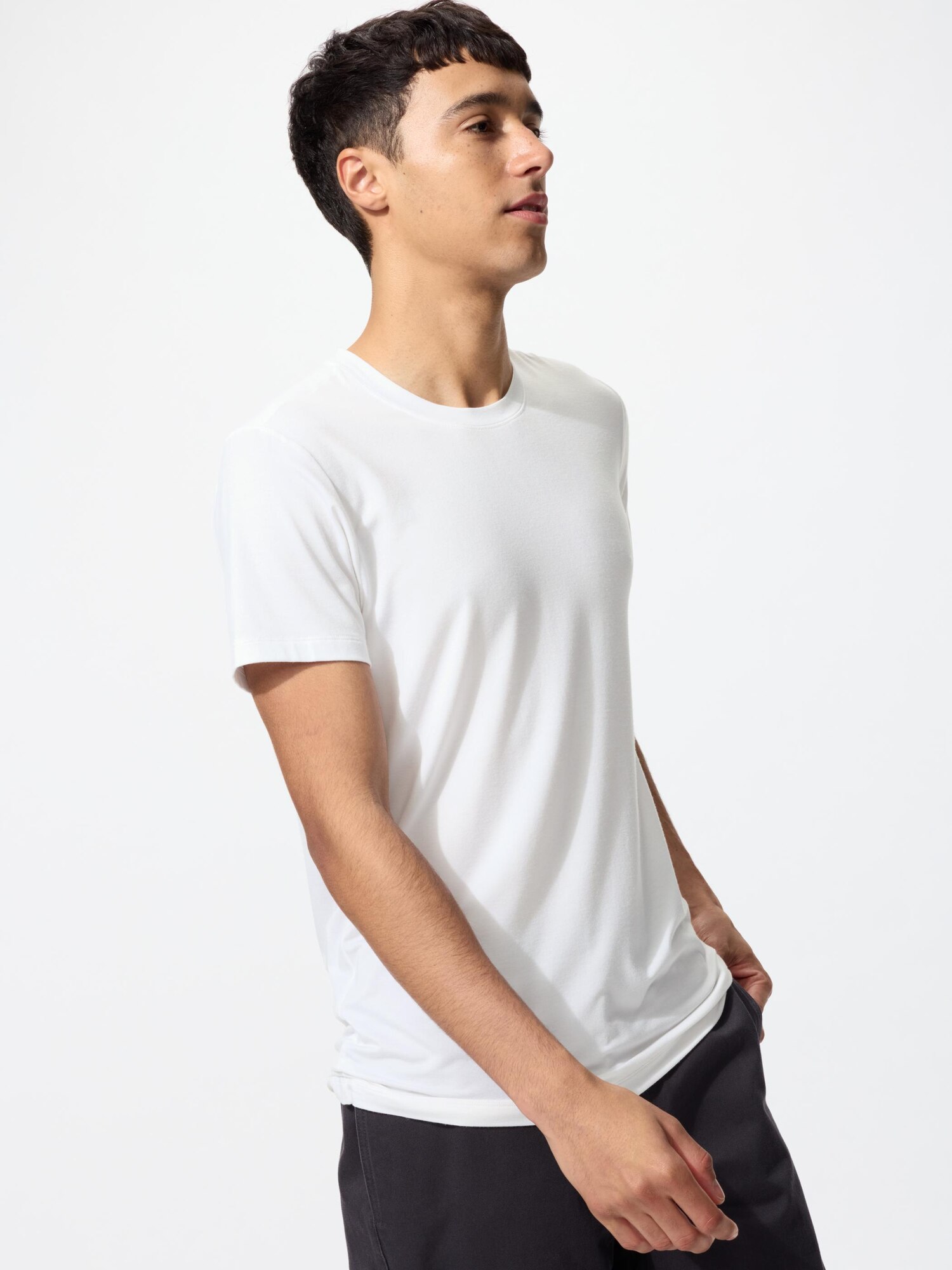 Футболка Heattech с круглым вырезом (короткий рукав)