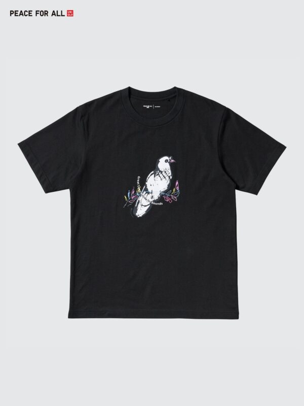 Футболка PEACE FOR ALL с графическим принтом (короткий рукав, стандартный крой) Han Meilin