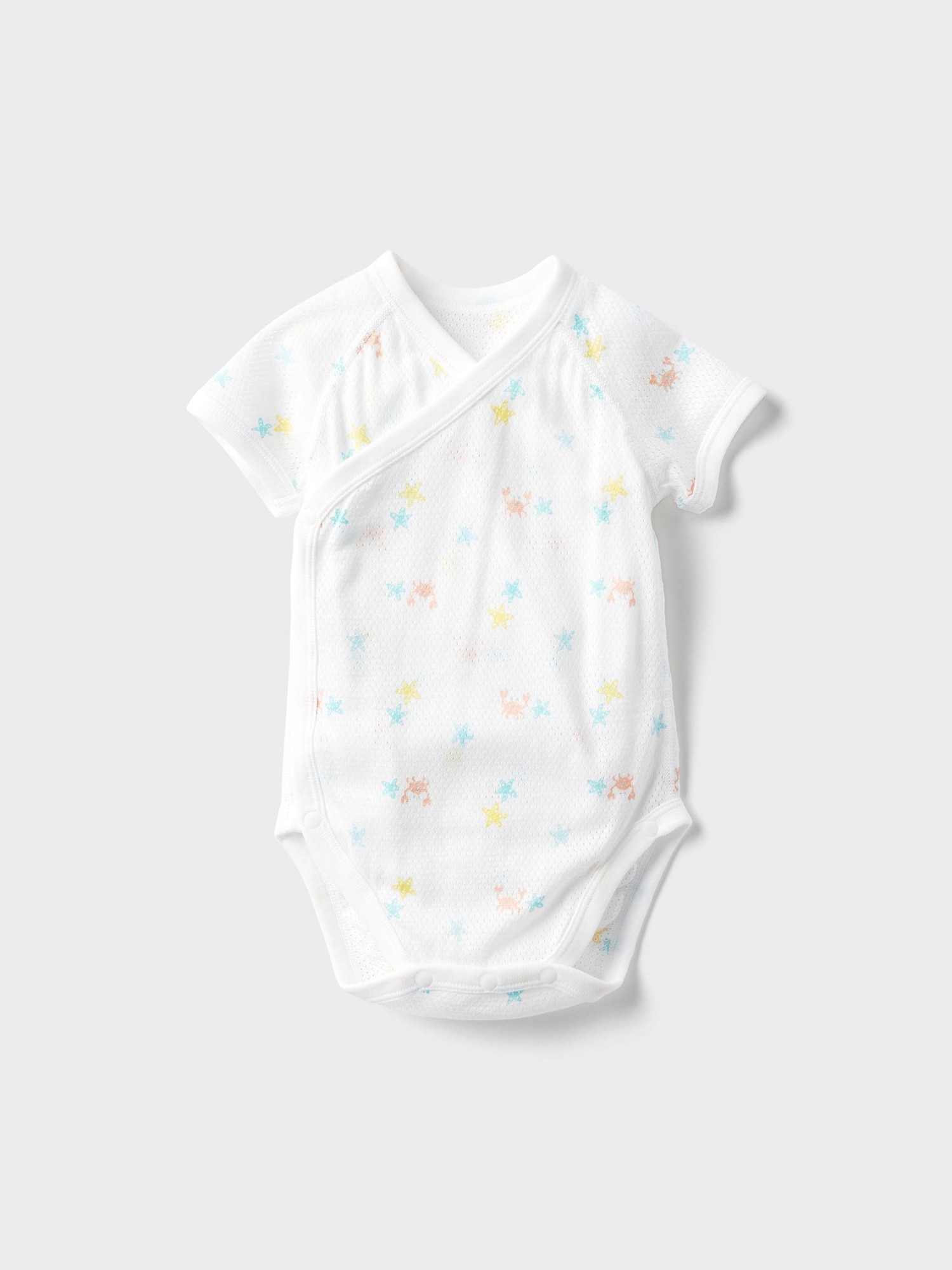 Хлопковый сетчатый боди с короткими рукавами BN (60 см)