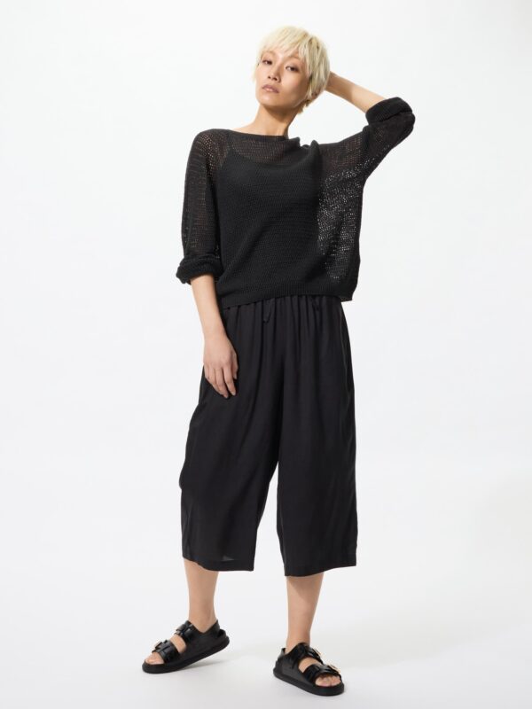 Кроп-брюки из вискозы RELACO (однотонные)