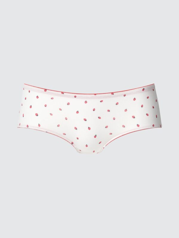 Шорты из мягкого модала (с принтом хип-хоп) с клубникой