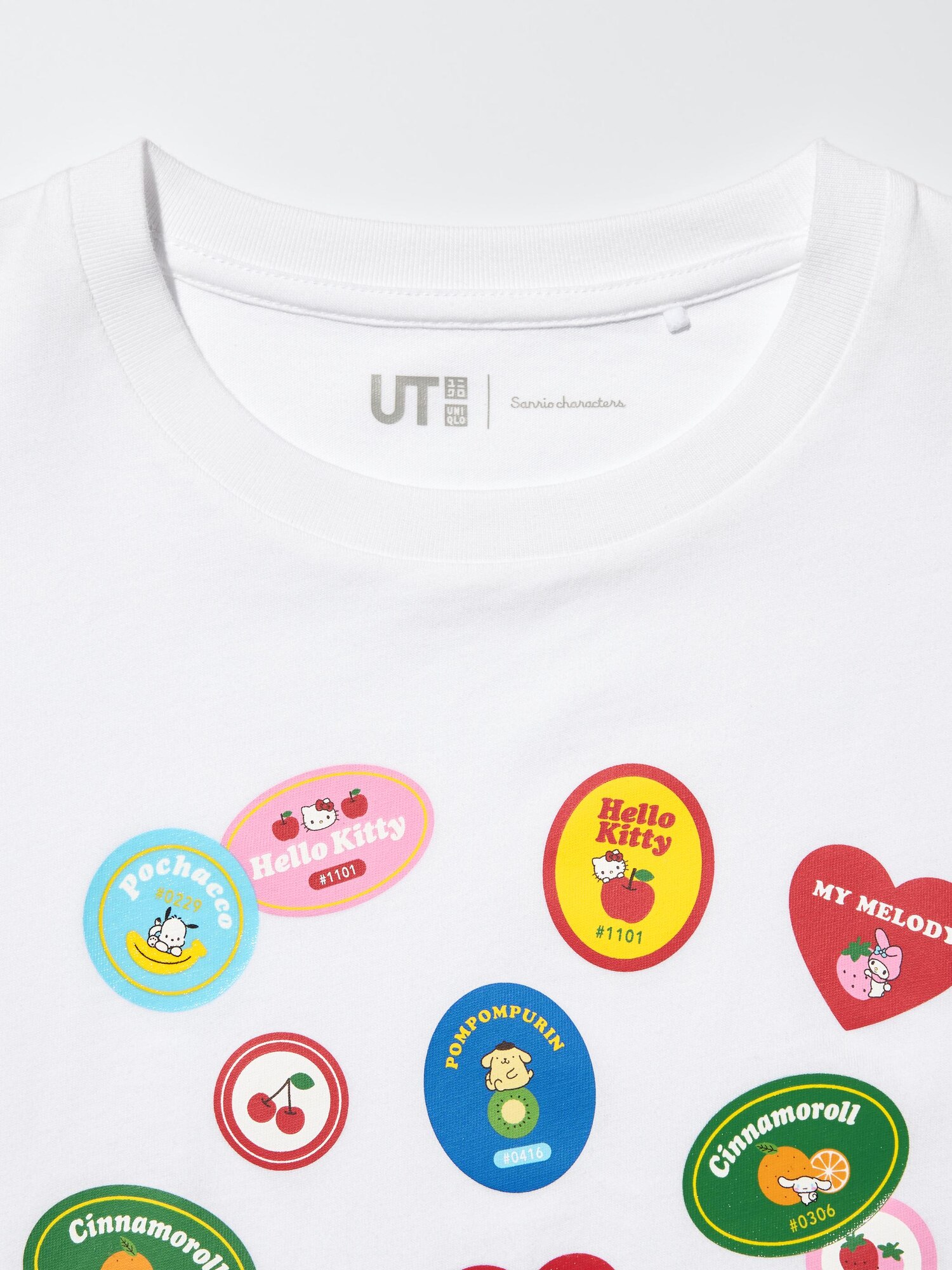 Футболка детская с принтом персонажей Sanrio (с коротким рукавом)