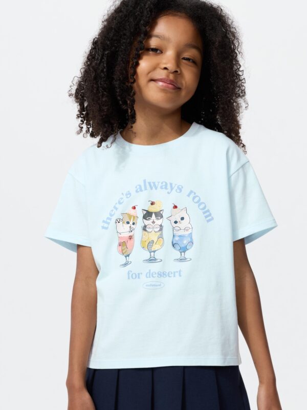 Девочки, футболка UT с графическим принтом, короткий рукав