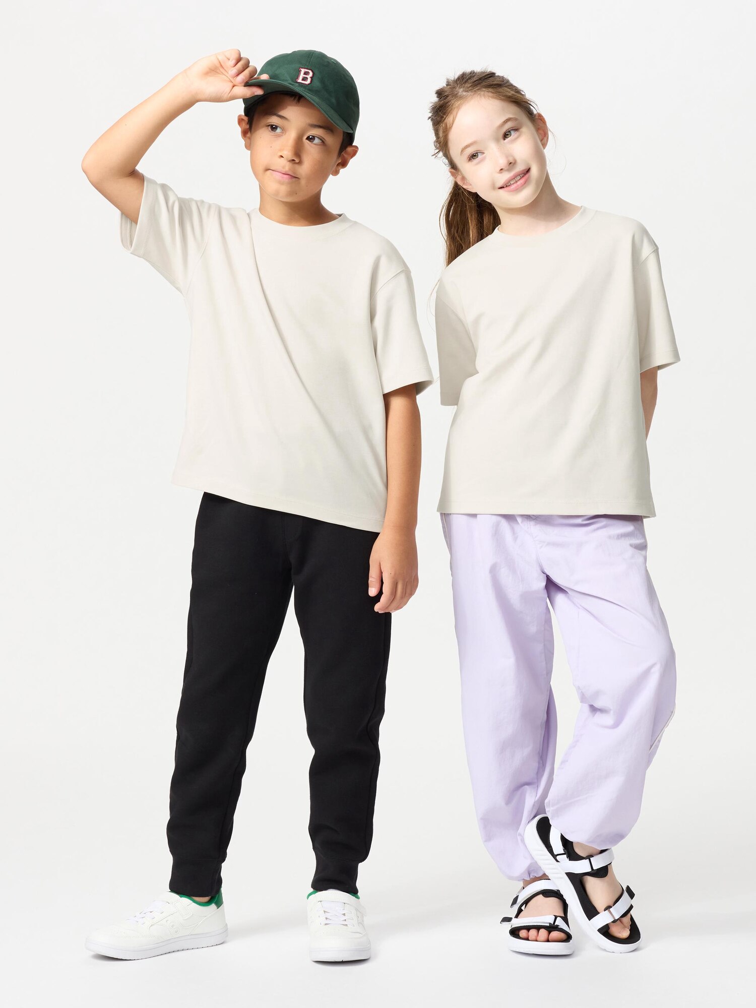 Детская футболка KIDS AIRism с круглым вырезом из хлопка