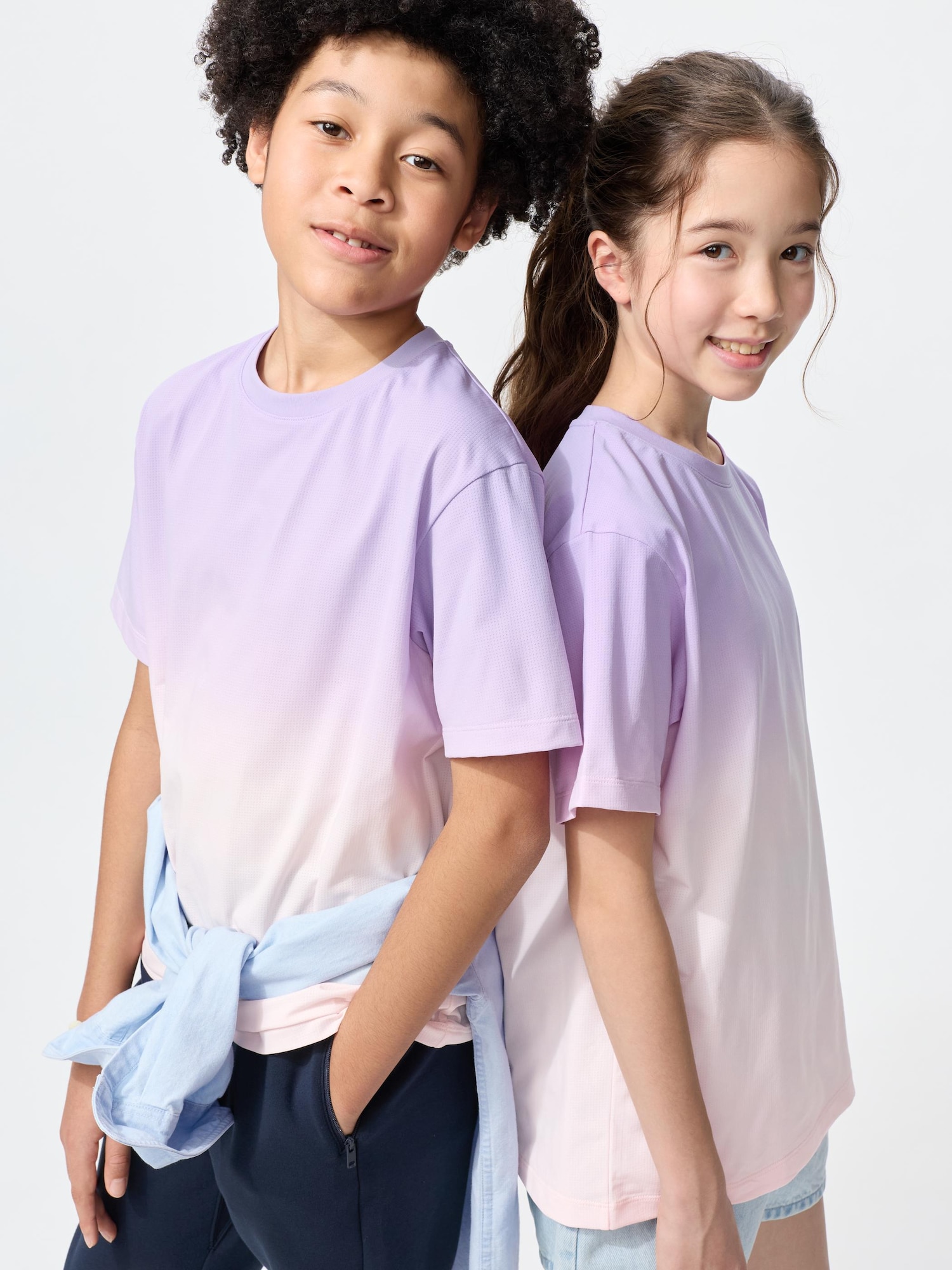 Детская футболка KIDS DRY-EX с круглым вырезом и принтом