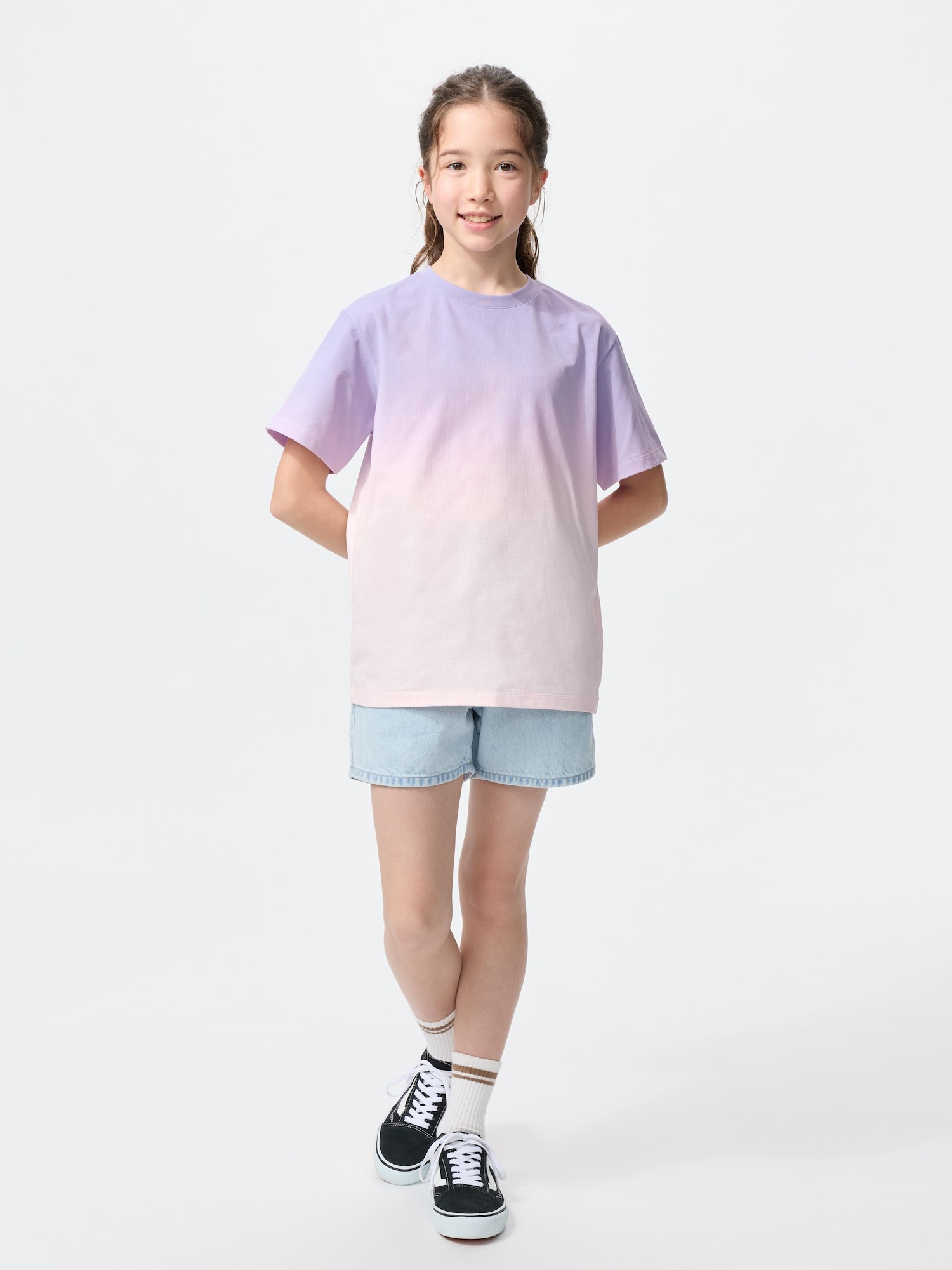 Детская футболка KIDS DRY-EX с круглым вырезом и принтом