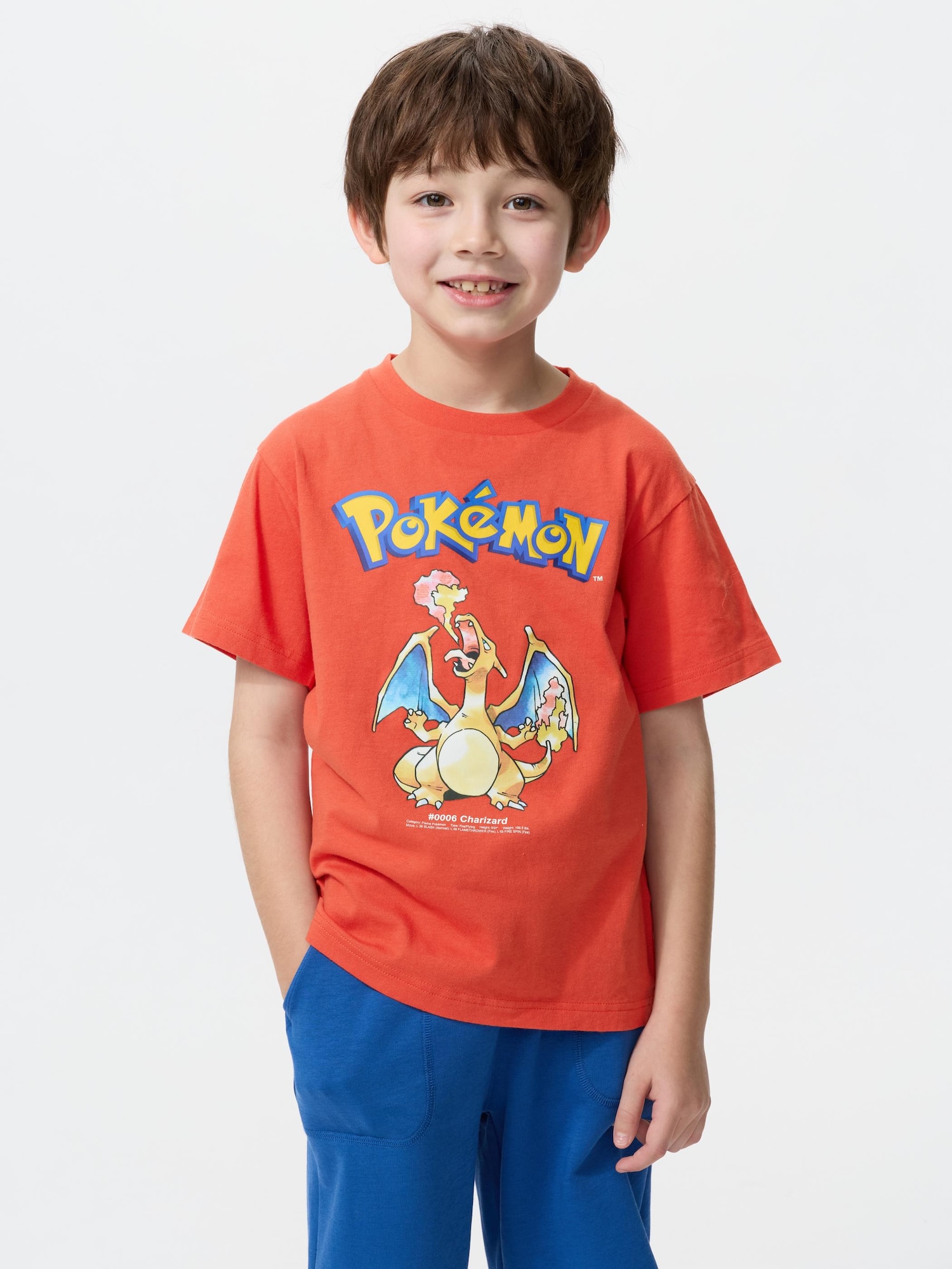 Детская футболка с принтом Pokémon (с коротким рукавом)