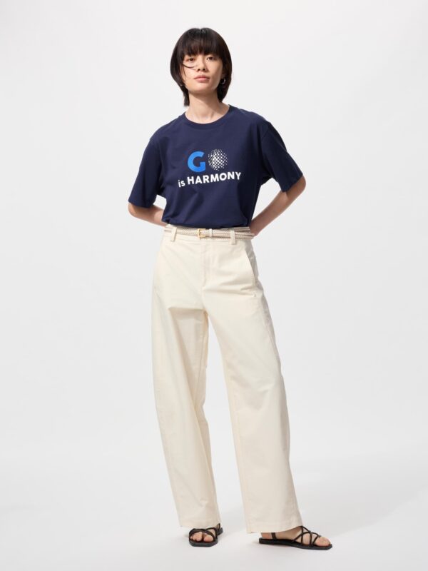 Футболка с графическим принтом PEACE FOR ALL (с коротким рукавом, крой регуляр) Ichiriki