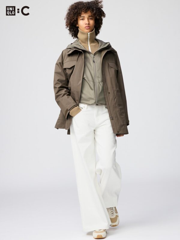 Джинсы с высокой посадкой и широким кроем