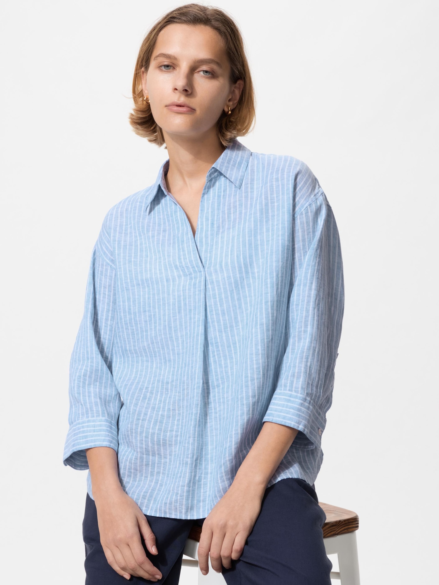 Рубашка Premium Linen Keeper с коротким рукавом