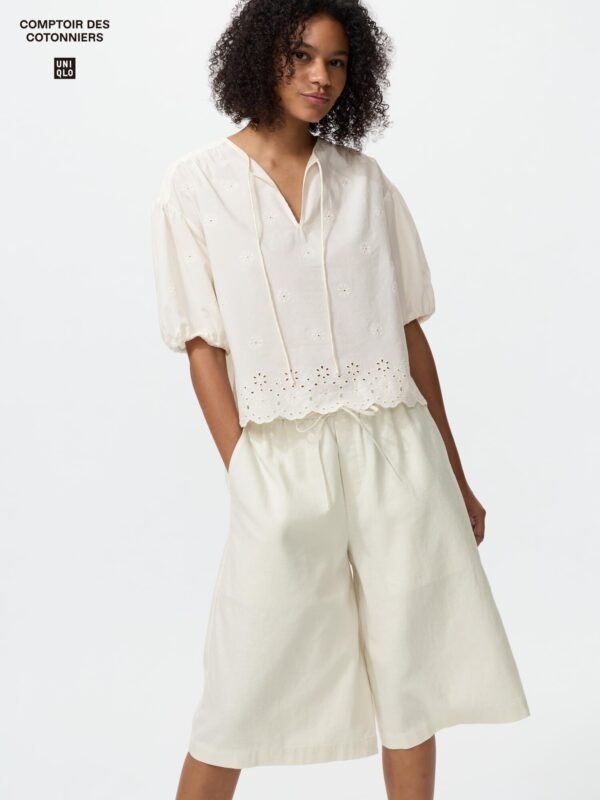 Льняной кюлот