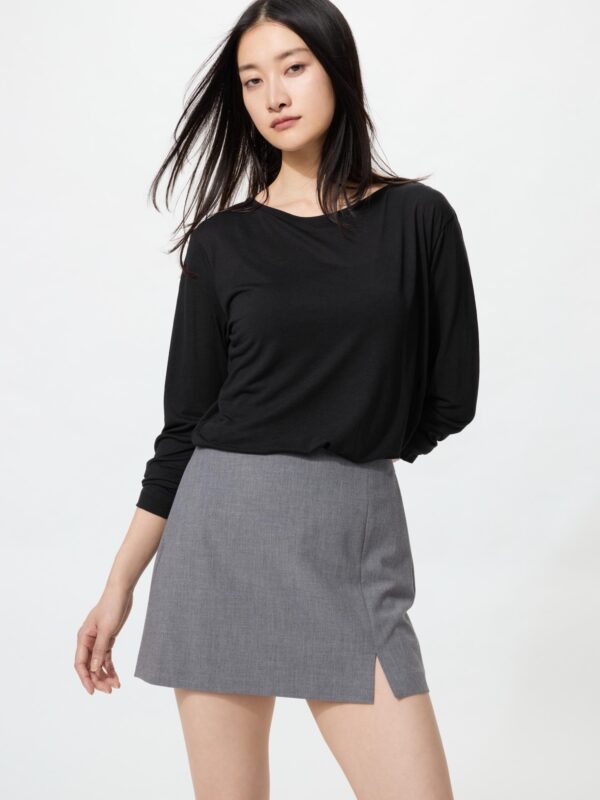 Футболка с V-образным вырезом (длинный рукав)