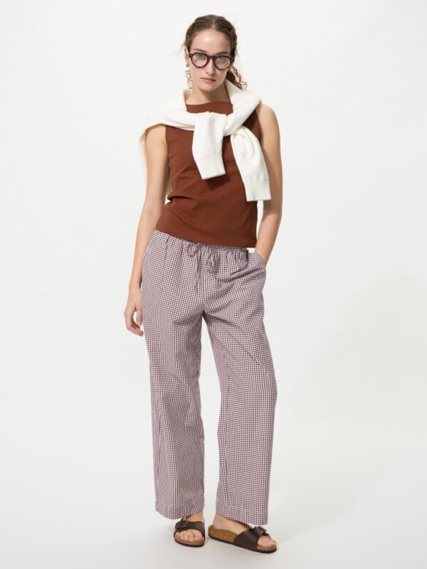 Брюки чинос (в клетку гингам)