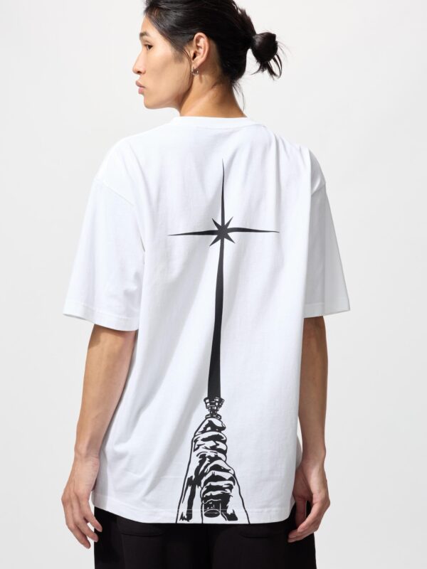 Вечная магия, однотонная футболка с принтом (короткий рукав)