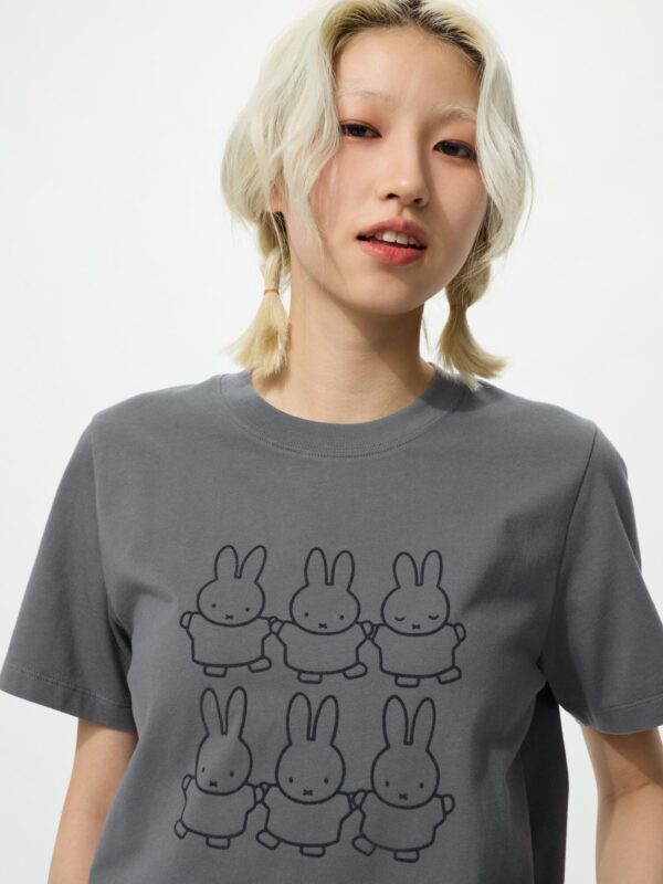 Футболка с принтом Miffy в цветах (UT, короткий рукав), 1 цвет