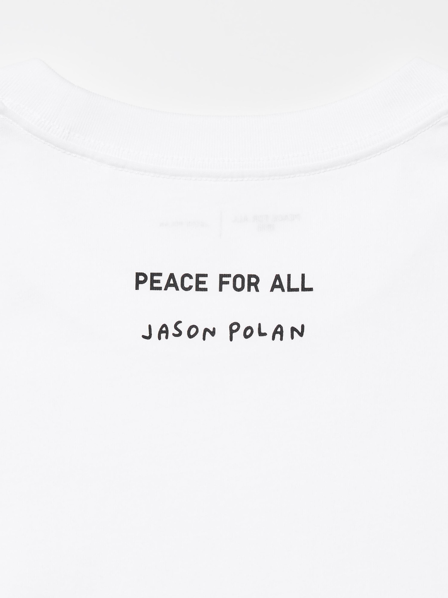 Футболка с графическим принтом PEACE FOR ALL (с коротким рукавом, крой регуляр) Jason Polan