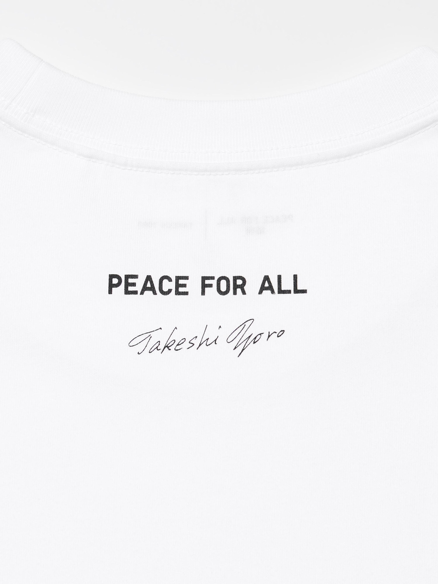 Футболка с графическим принтом PEACE FOR ALL (с коротким рукавом, крой regular) Takeshi Yoro