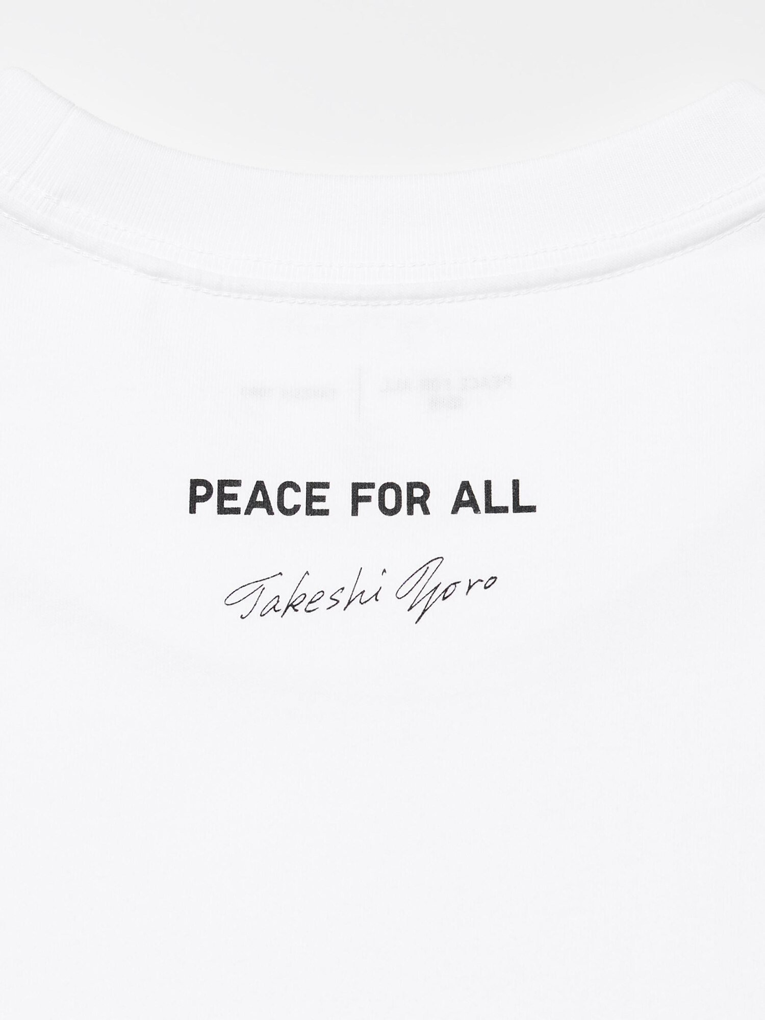 Футболка с графическим принтом PEACE FOR ALL (с коротким рукавом, крой regular) Takeshi Yoro