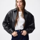 Пальто-пальто из искусственной кожи GU