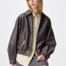 Пальто-пальто из искусственной кожи GU