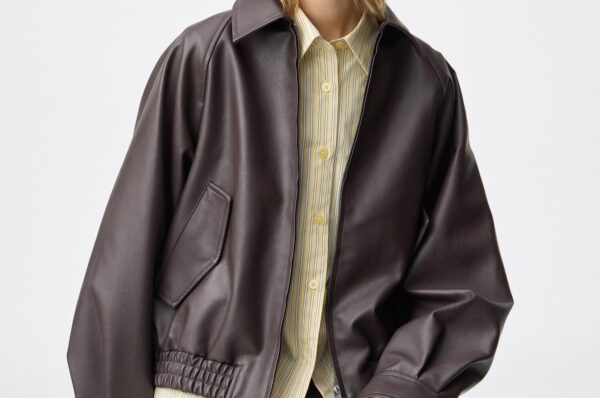 Пальто-пальто из искусственной кожи GU