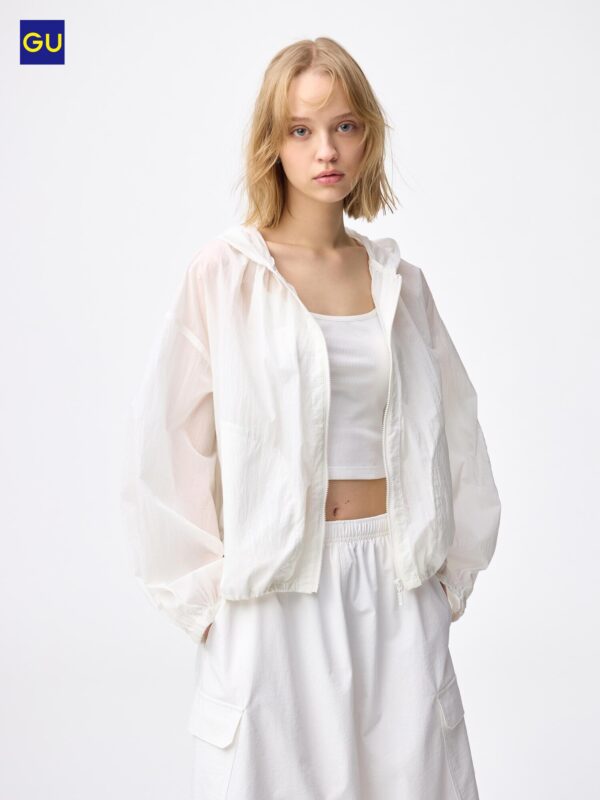 Легкая прозрачная куртка GU UV PROTECTION