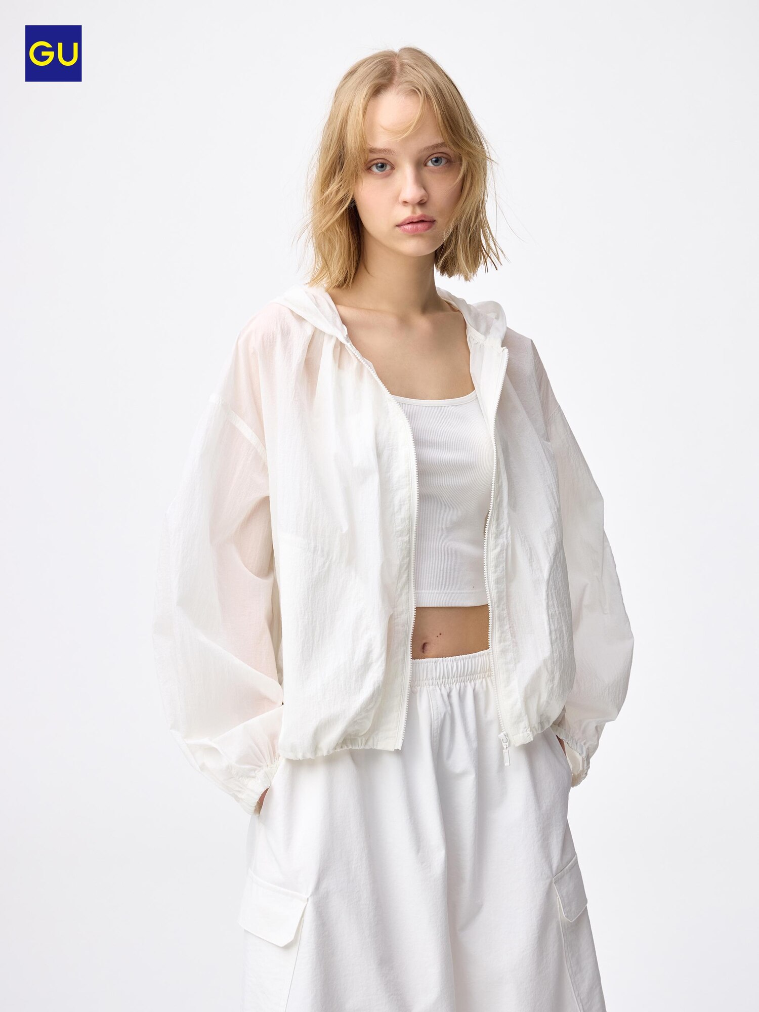 Легкая прозрачная куртка GU UV PROTECTION