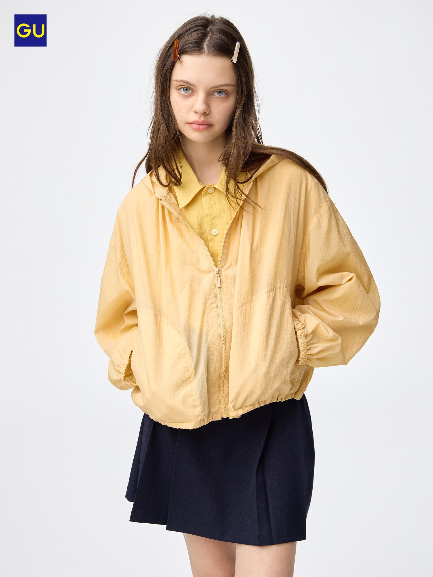 Легкая прозрачная куртка GU UV PROTECTION