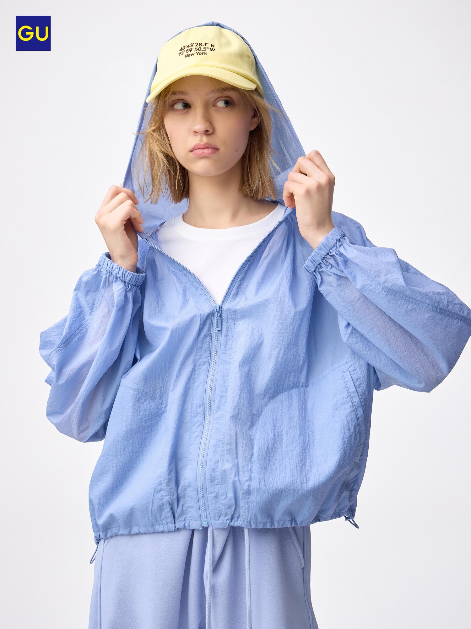 Легкая прозрачная куртка GU UV PROTECTION