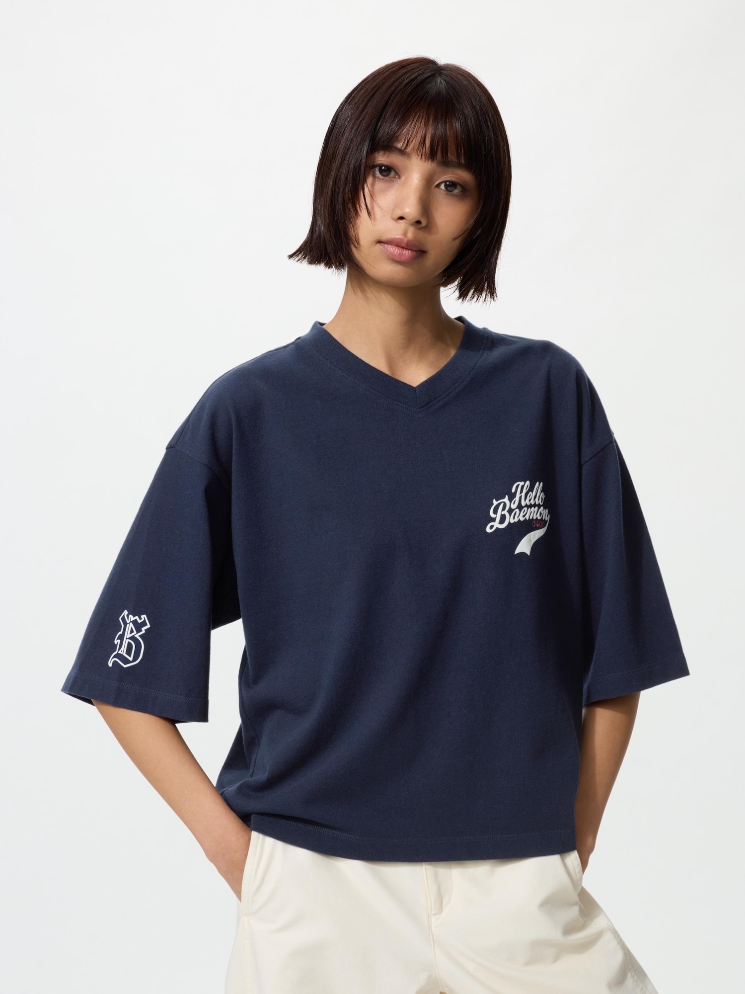 Футболка с графическим принтом BABYMONSTER (с коротким рукавом)