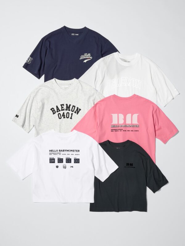 Футболка с графическим принтом BABYMONSTER, короткий рукав
