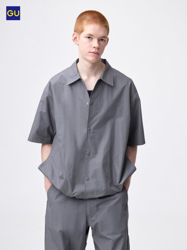 Футболка-поло GU из дышащей ткани (с коротким рукавом)