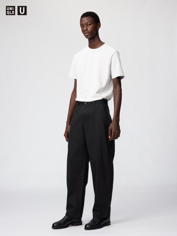 Широкие хлопковые брюки