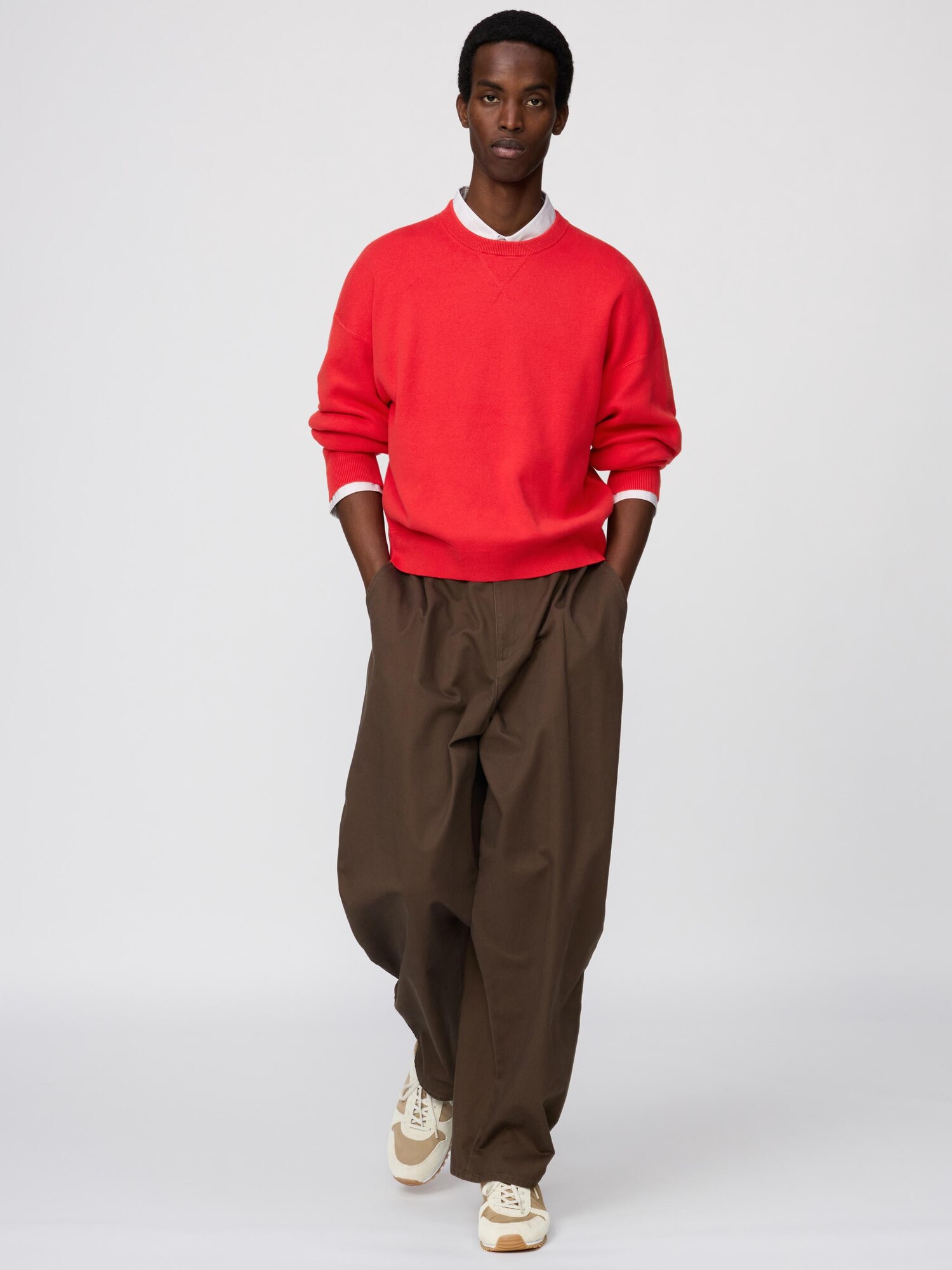 Свитер Smooth Cotton с круглым вырезом